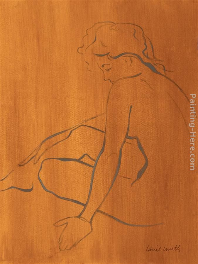 Seated Female Figure painting - Lanie Loreth Seated Female Figure art painting